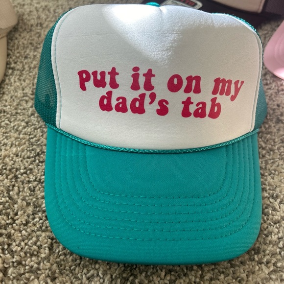 PUT IT ON MY DAD’S TAB NWT trucker hats - Picture 5 of 5